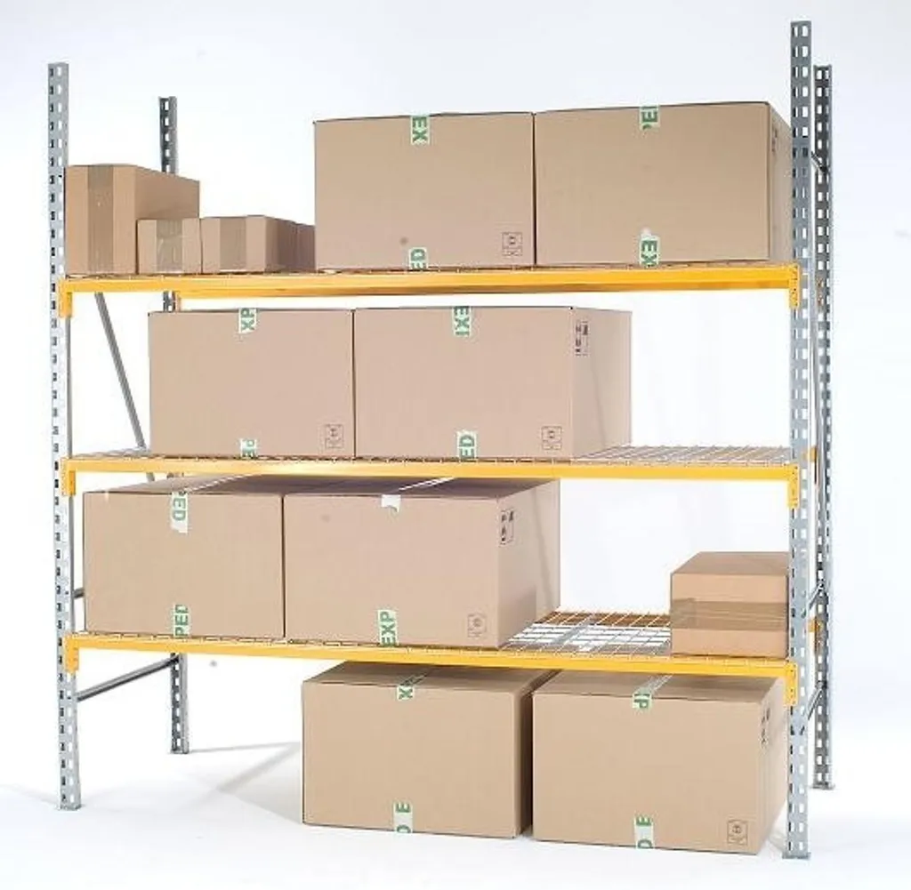 Rayonnage industriel galvanisé 3 niveaux réglables Prorack+ durable