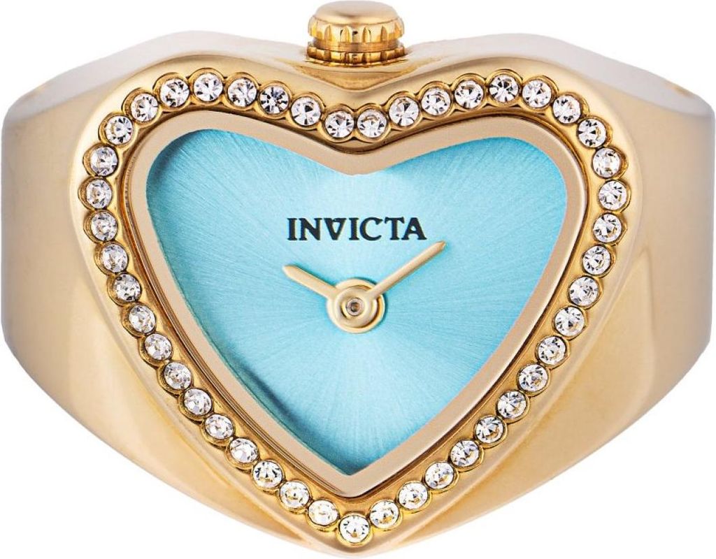 Invicta Mini 49576 Damen Uhr - Quartz Bewegung - Edelstahl mit Blauem Zifferblatt - 18 mm