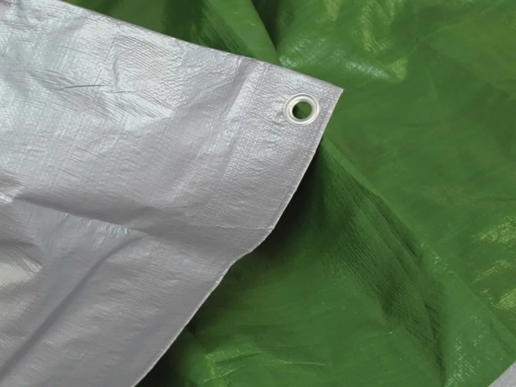 Bâche de Couverture Renforcée 5,4x3,6m Imperméable pour Extérieur