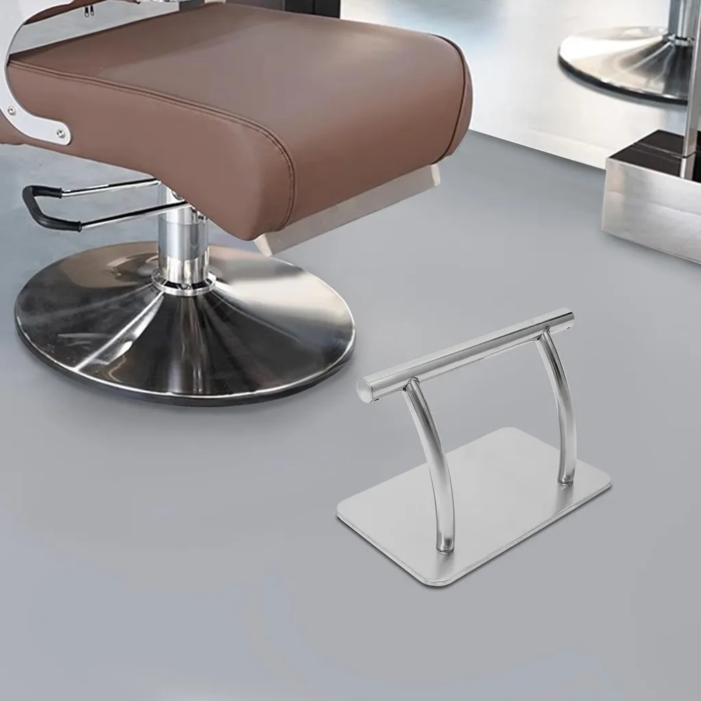Support de Pieds de Bureau Design Élégant Argent, Structure Métal Robuste