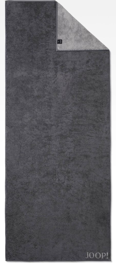 JOOP! Saunatuch Classic Doubleface 1600 Farbe anthrazit Größe 80x200 cm AL
