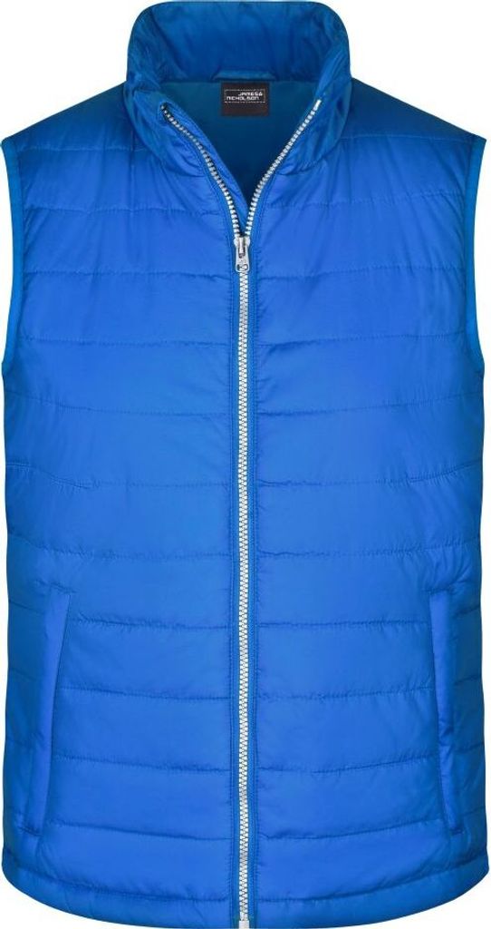 Men's Padded Vest Leichte, wattierte Steppweste royal, Gr. 3XL