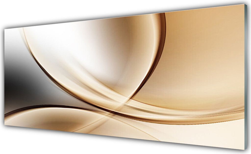 Küchenrückwand aus Glas 125x50cm Spritzschutz Abstrakt Kunst