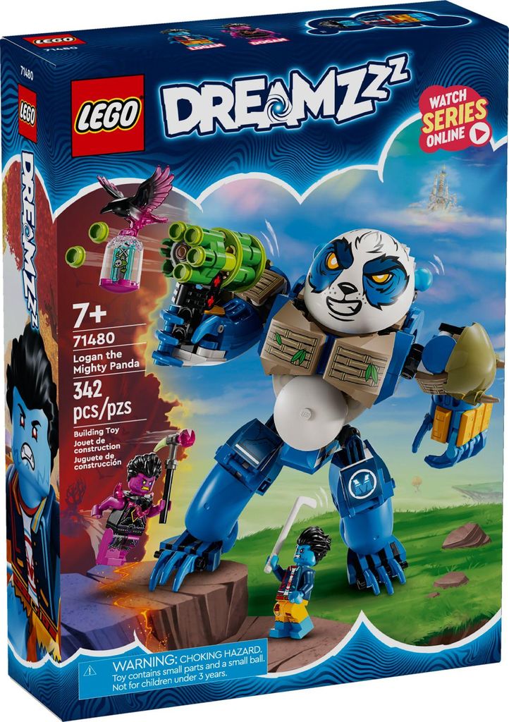 LEGO DREAMZzz 2-in-1 Logan il Panda Potente, giocattolo di Immagine del prodotto 