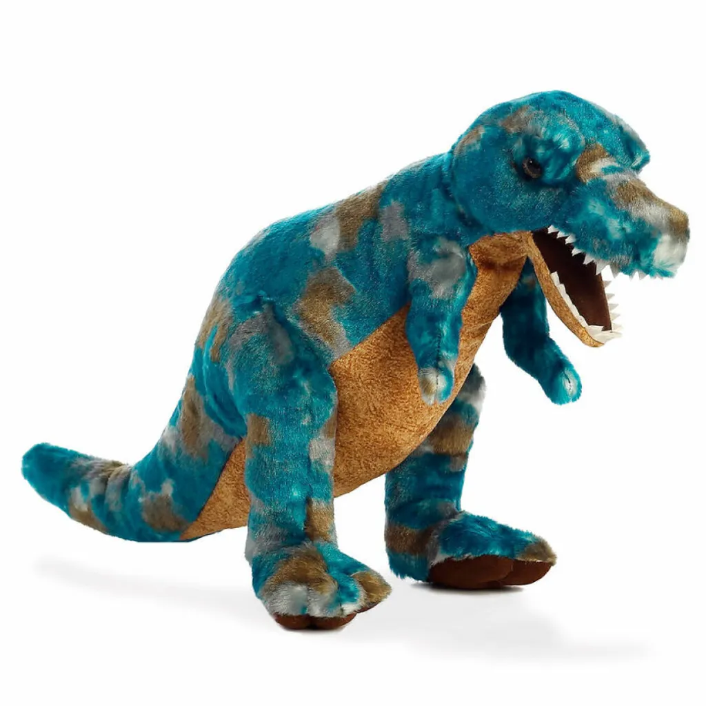 T-Rex Aurora World 36 cm - Peluche résistante et douce sans aucun risque - 2