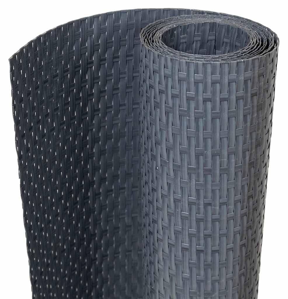 vidaXL Balkon-Sichtschutz Anthrazit 300x80 cm Poly Rattan Produktbild 
