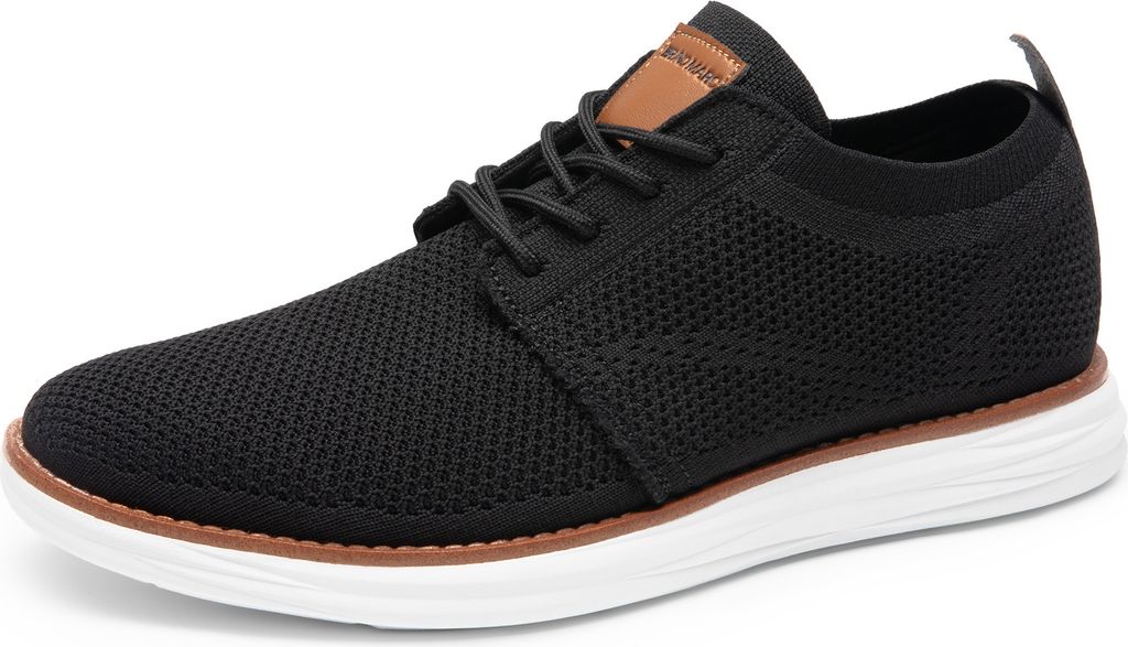 Bruno Marc Herren Sneaker Mesh Sneakers Oxfords Leichte Schuhe Atmungsaktives Obermaterial Memory Foam Insole Leichte Außensohle,Size 43,Schwarz,G...