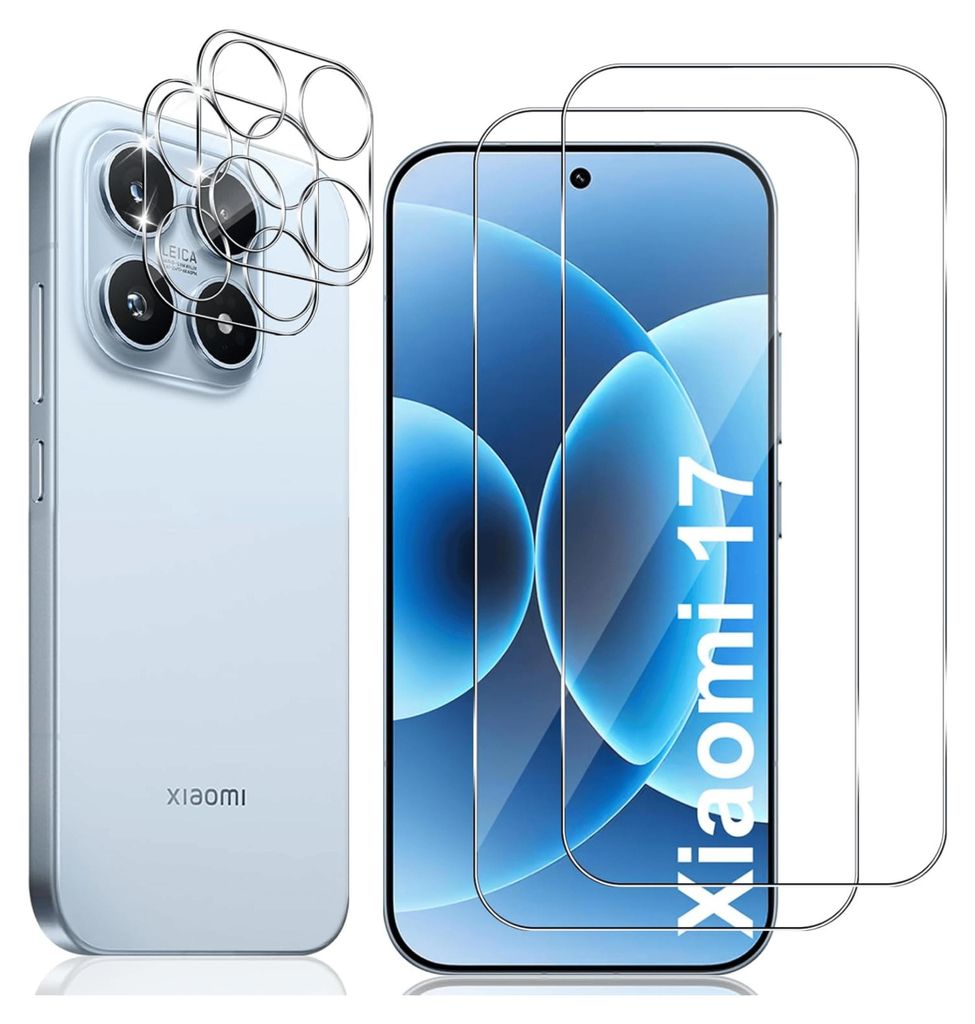 2X Schutzglas für Xiaomi 17 Display Kamera Schutz Hartglas Panzerfolie Full Screen 9H