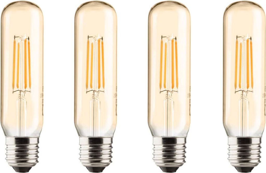 4 x Müller-Licht LED Filament Tube rétro T32 Vintage 4,5W = Image du produit 
