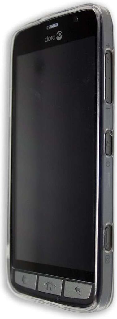caseroxx Schutz-Hülle TPU-Hülle kompatibel mit Doro Liberto 824 / 825, Gummi Handy Tasche transparent
