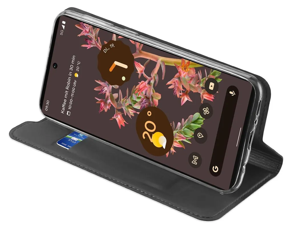 Cover Google Pixel 8a Libro Robusta - Flip Case Protettiva Slim - 5