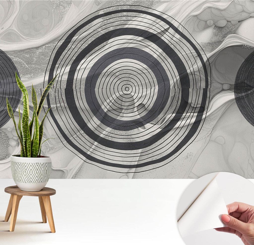 Fototapete selbstklebend - 208x146 cm - Tapete - Wandtapete - Wandbilder - Klebefolie - Dekofolie - Tapete Folie - Wand - Dekoration - Wohnzimmer -...