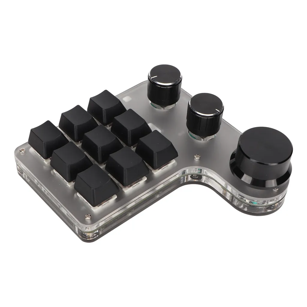 Mini clavier de jeu mécanique - Clavier macro programmable pour raccourcis