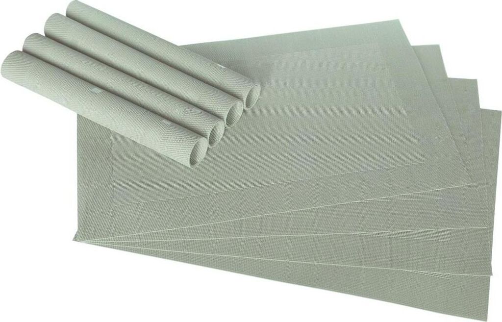 Tischset BORDA 8er Grün Pastellgrün Tischunterlage als Produktbild 