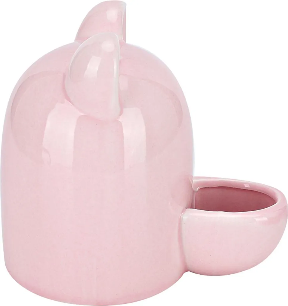 Abbeveratoio in ceramica da 250 ml per animali domestici, distributore di acqua silenzioso per criceti, ricci e scoiattoli