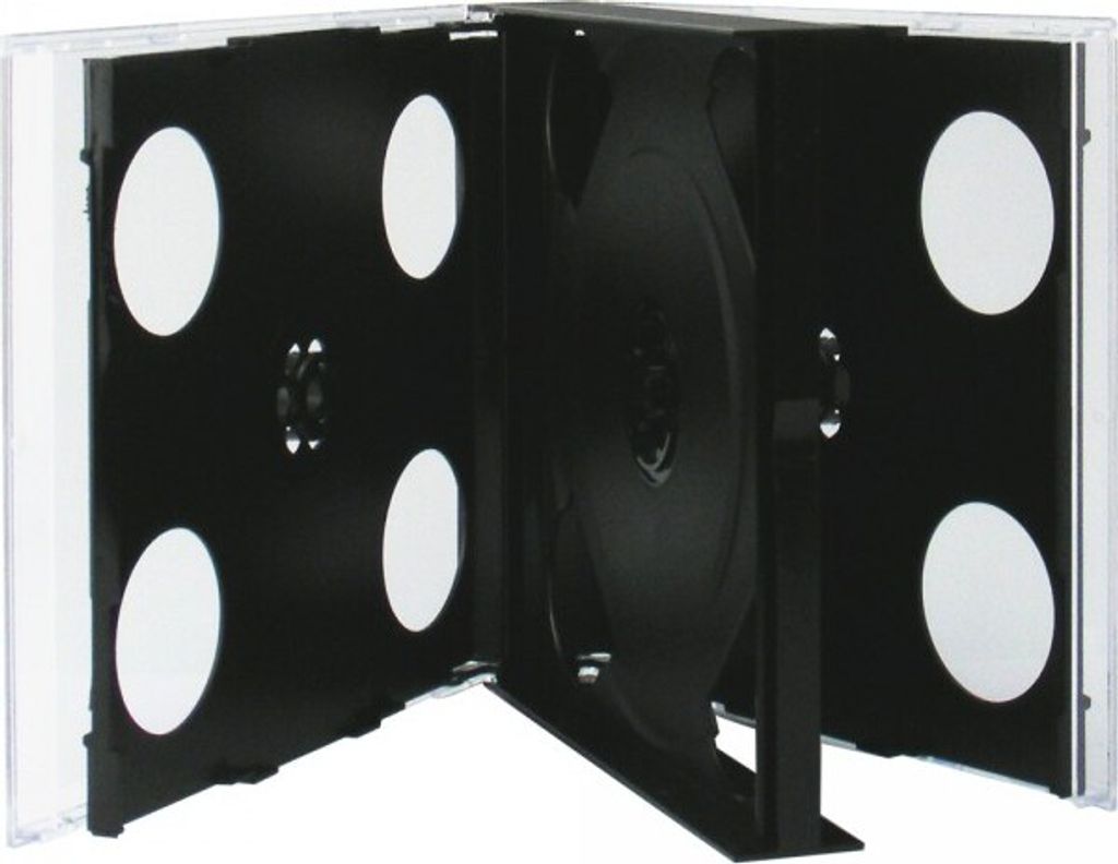 Xlayer DVD CD Hülle 6fach 6er Jewelcases professional