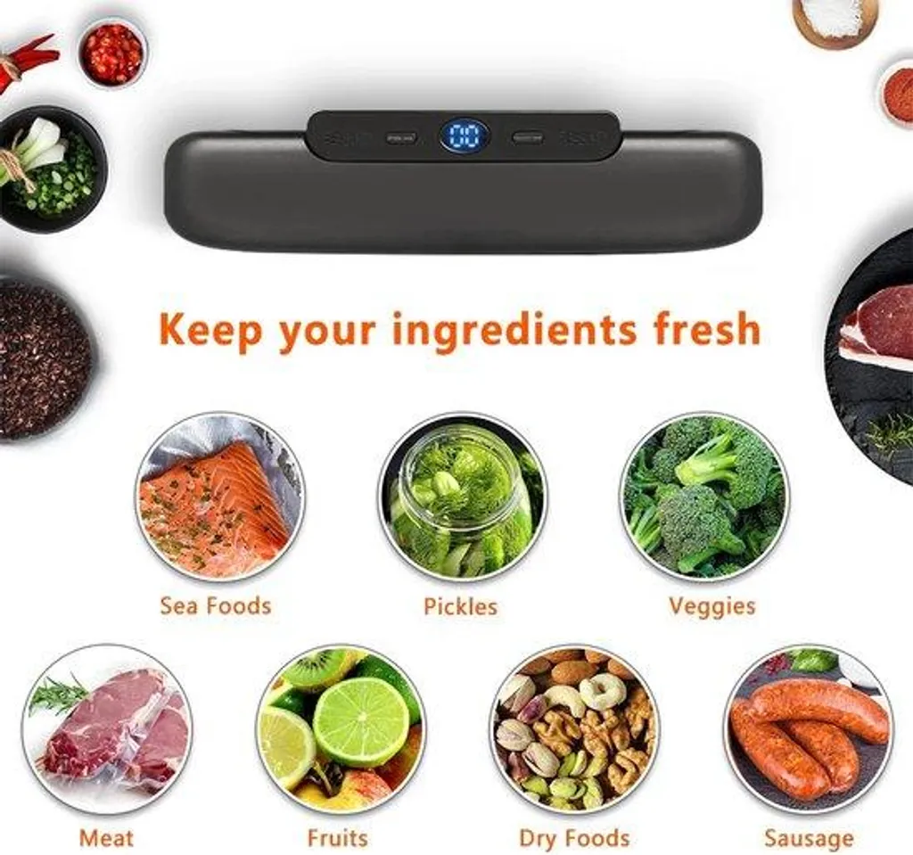 Appareil de mise sous vide domestique Schwarz 30 cm haute performance