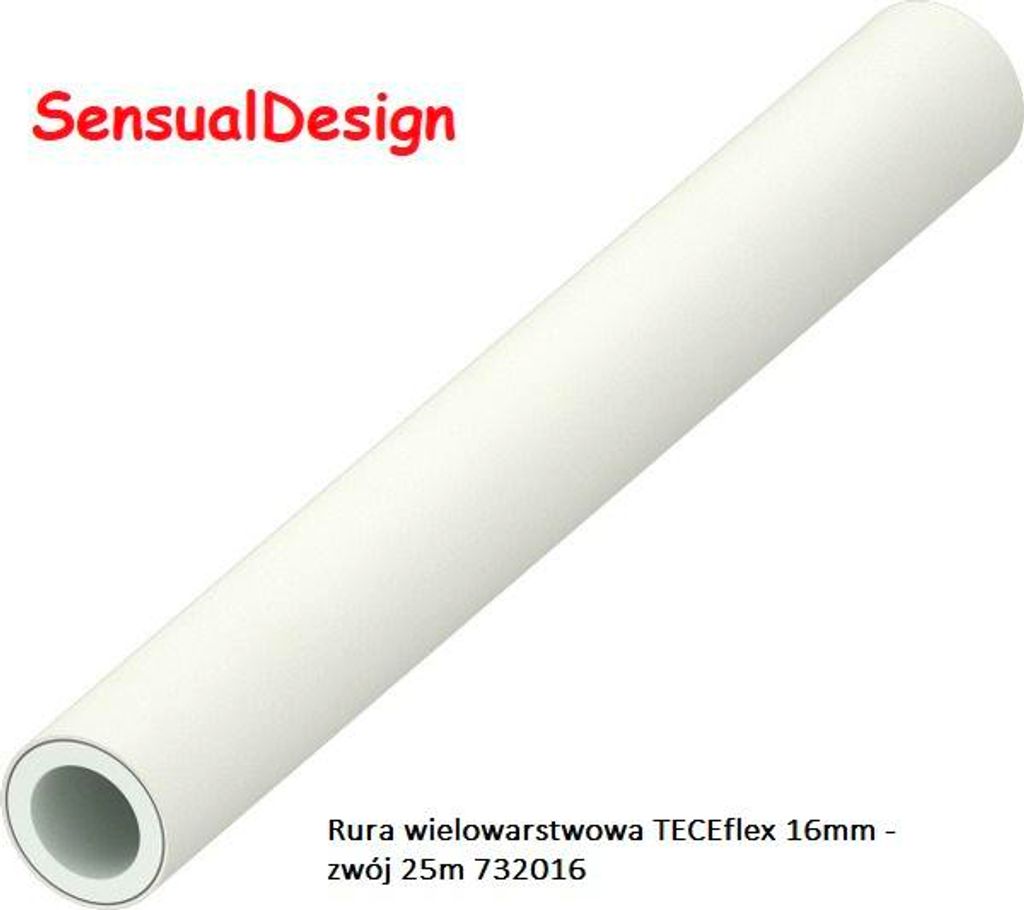 TECEflex Mehrschichtverbundrohr 16mm (17x2,75) - 25m Rolle 732016