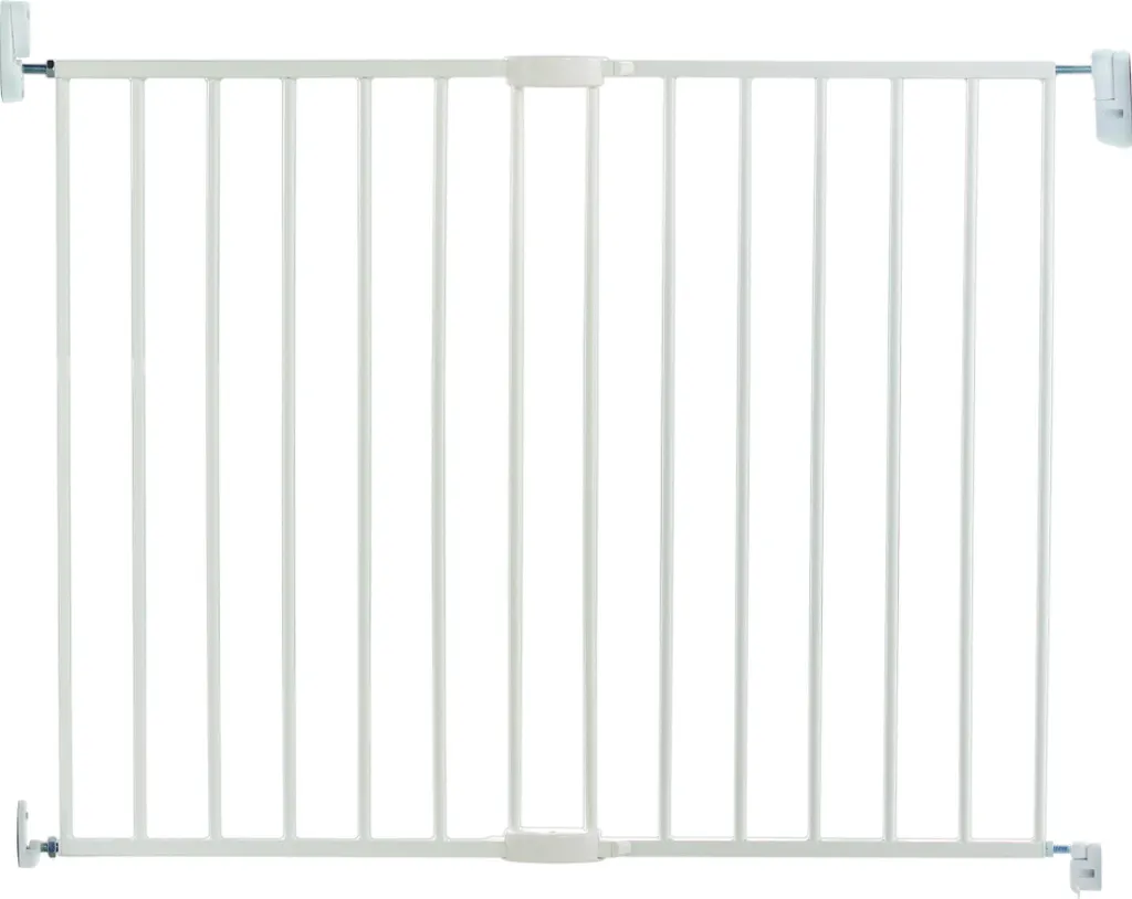 Lindam Barrière de Sécurité Coulissante en Métal Blanc pour Enfant