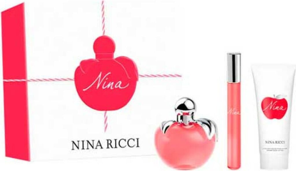 Nina Ricci Nina Eau De Toilette Spray 50ml Set 3 Artikel
