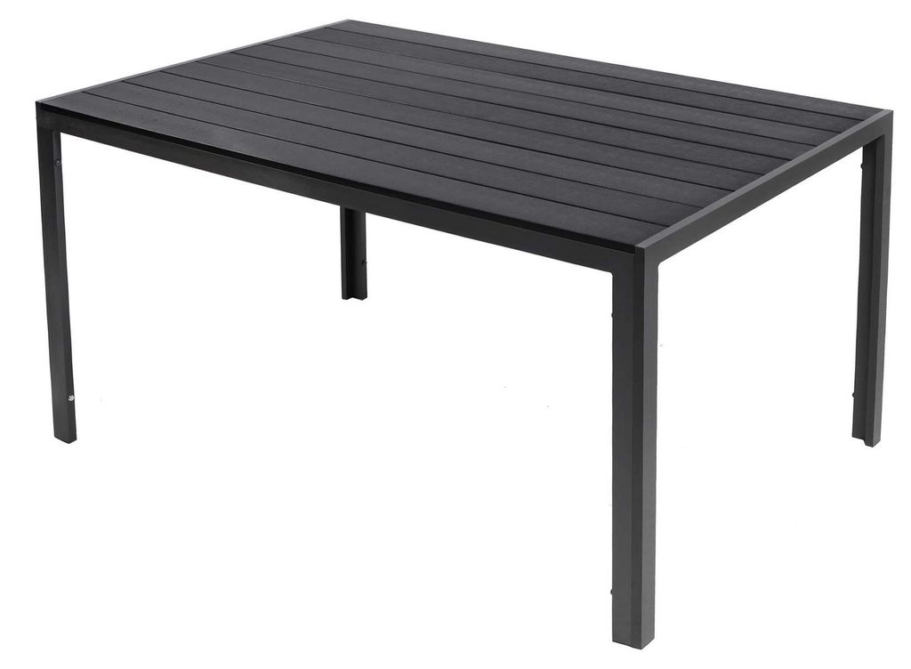 Gartentisch Comfort 180 x 90 cm mit Nonwood Platte Gestell Produktbild 