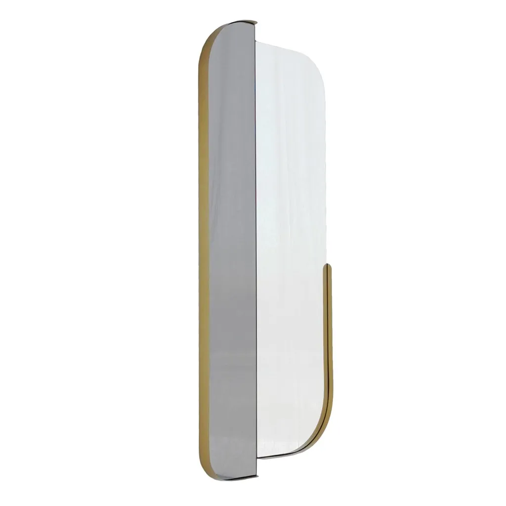 Grand miroir mural rectangulaire doré Day & Night - Skye Decor 60x130