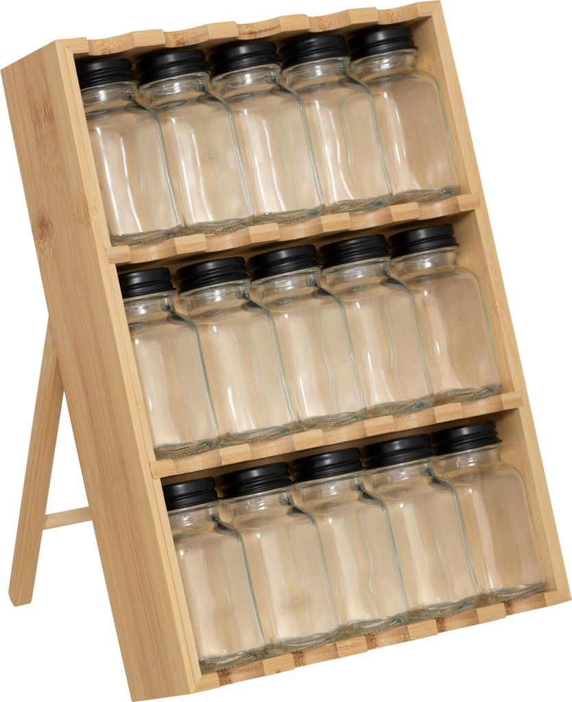 Organizér na koření do zásuvky nebo na linku, 15 skleniček Obrázek produktu 