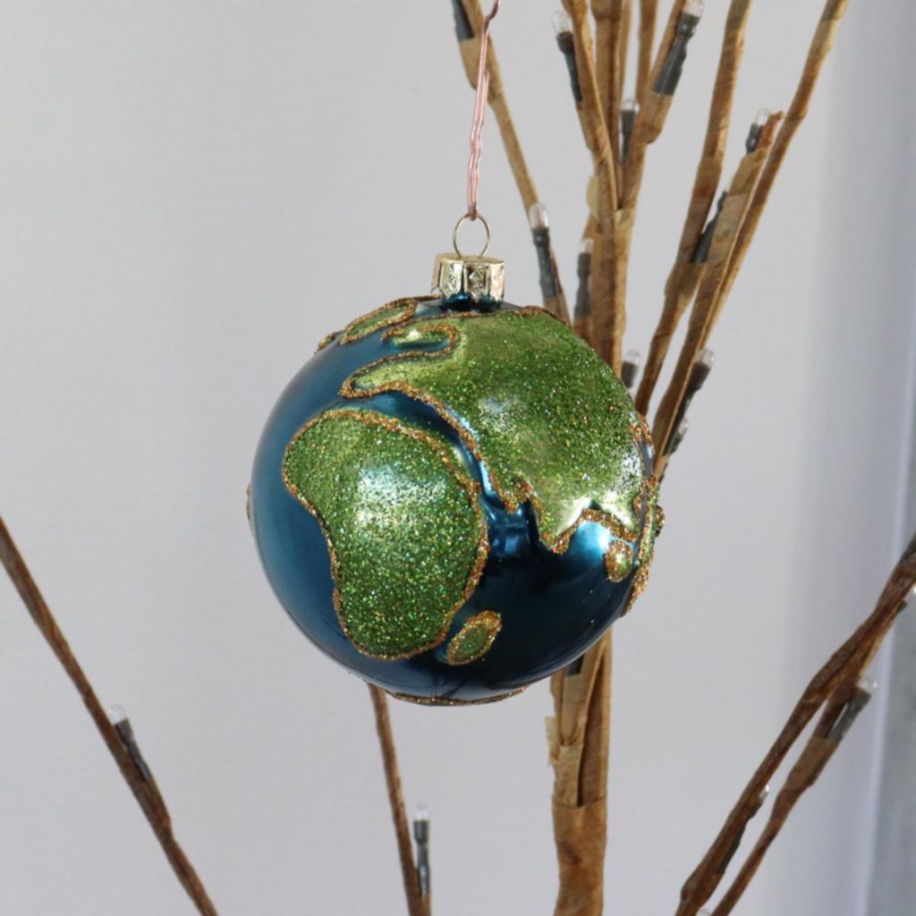INGE-GLAS® Weihnachts-Hänger Erdkugel | IG-64642H600 Produktbild 5