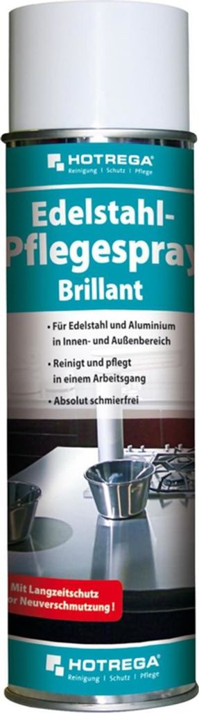 HOTREGA Edelstahl-Pflegespray "Brillant" 500 ml Produktbild 