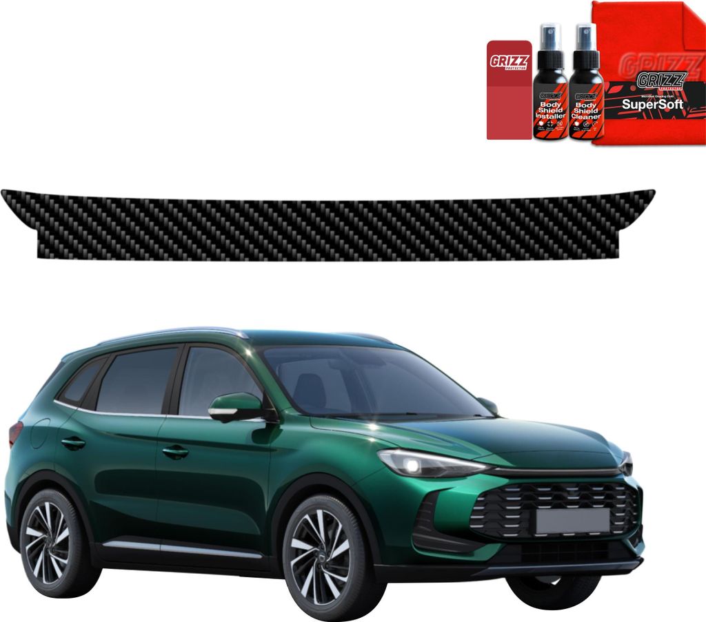 Kohlenstoff Schutzfolie Grizz Protector für Ladekante - MG ZS Hybrid+ (2024-2025)