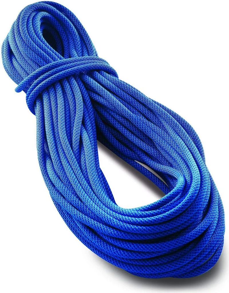 Corde d'escalade Ambition 10.7 bleue 60 m anti-usure pour la grimpe