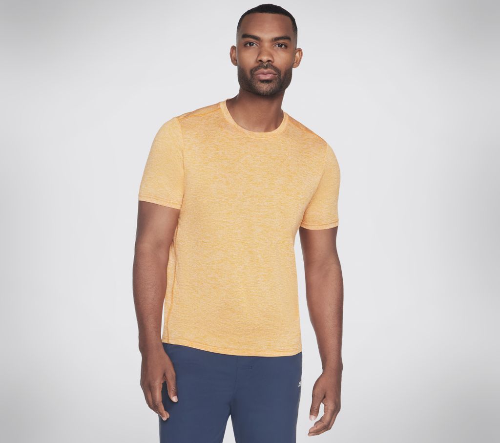 Skechers Herren T-Shirts GODRI CHARGE TEE orange, Größe L (TS84)