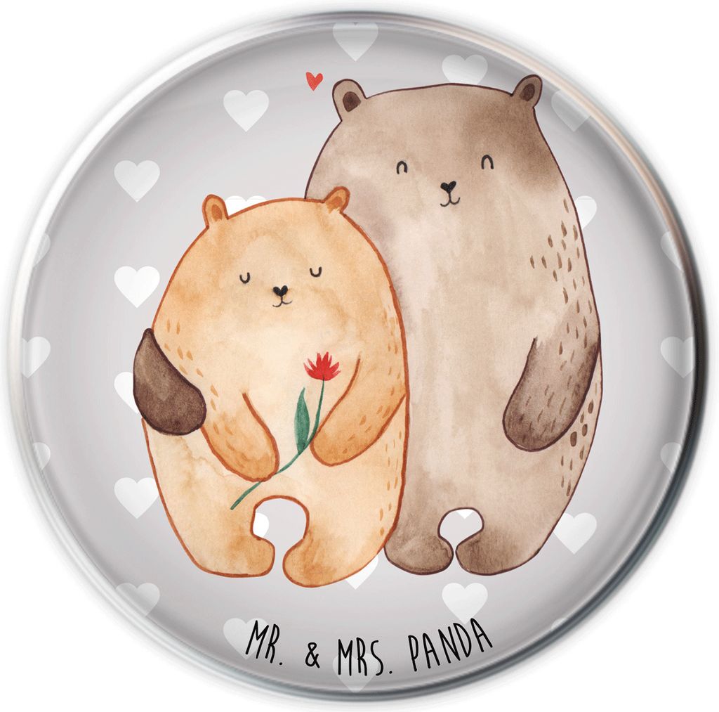 Mr. & Mrs. Panda waschbeckenstöpsel Bären Liebe - Grau Pastell - Geschenk, Waschbecken Stöpsel, Ablaufgarnitur, Kuscheln, Ehefrau, abfluss, Verk...