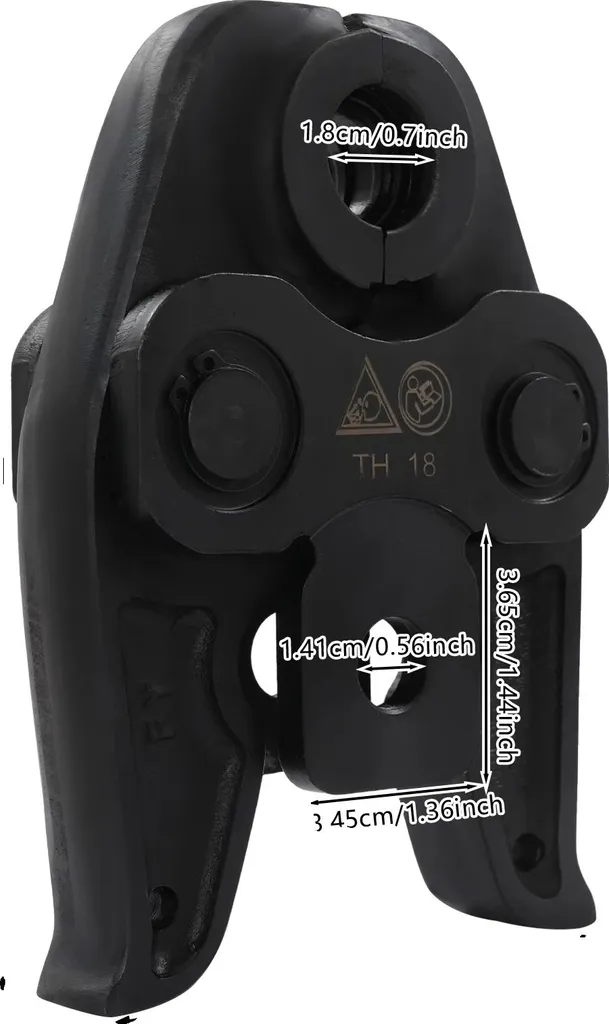 Pince à sertir TH18 pour tubes, outillage de plomberie robuste pro