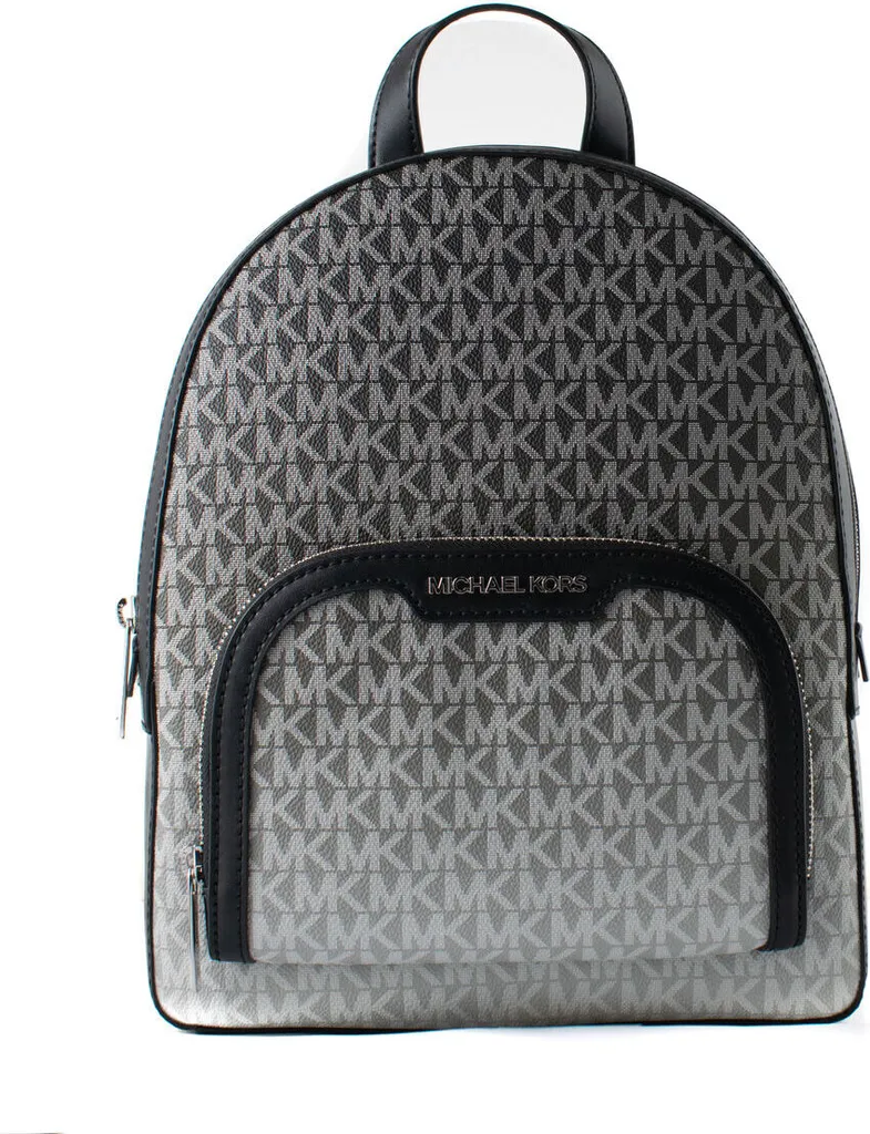 Sac à dos femme Michael Kors Jaycee Noir en toile siglée taille moyenne