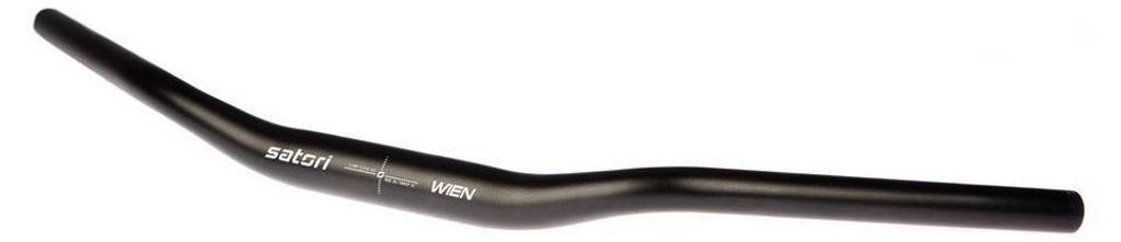 Lenker Satori Wien Ø31,8/B=640mm, gebogen 35° - Mattschwarz Produktbild 