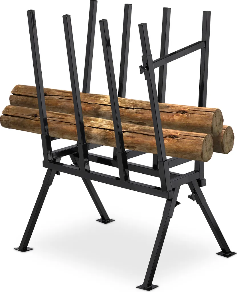 Chevalet de sciage charge lourde 400 kg avec griffes de blocage