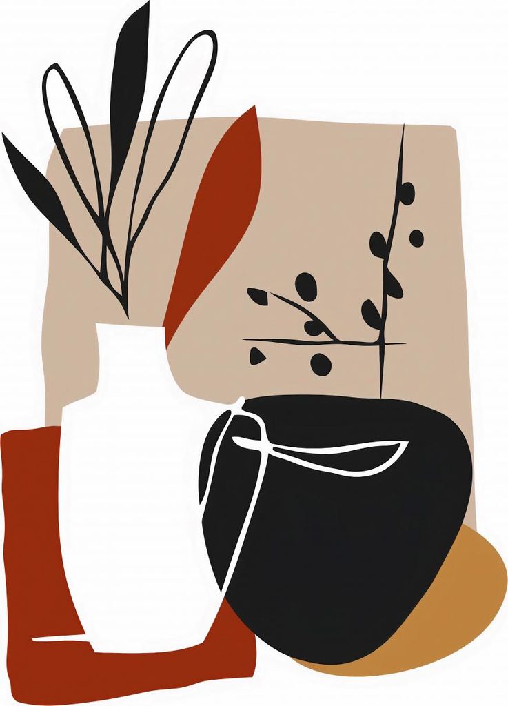 Plakat 25x35cm Natürliche Überlegung