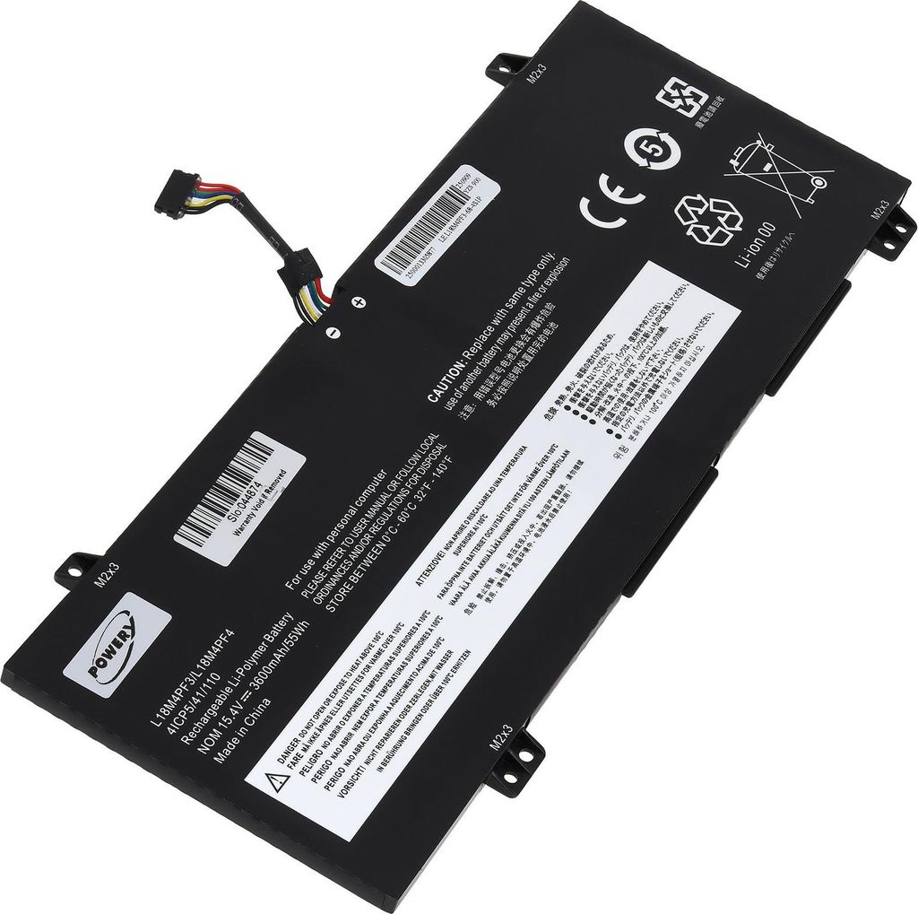 Batterie adaptée à l'ordinateur portable Lenovo IdeaPad Image du produit 