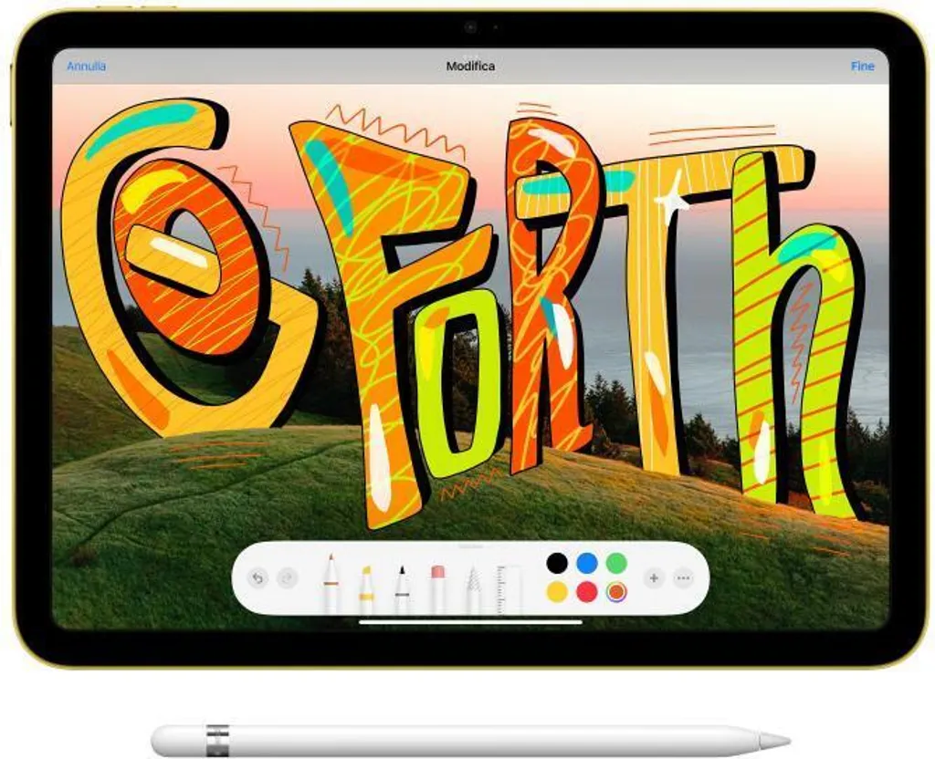 iPad 10.9 Pouces Apple Puce A14 Bionic 64Go WiFi Cellulaire Argent