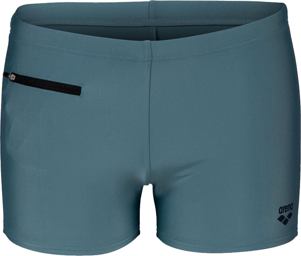 ARENA Men's Short Solid Zipped New Bruner Badehose Herren grau 7