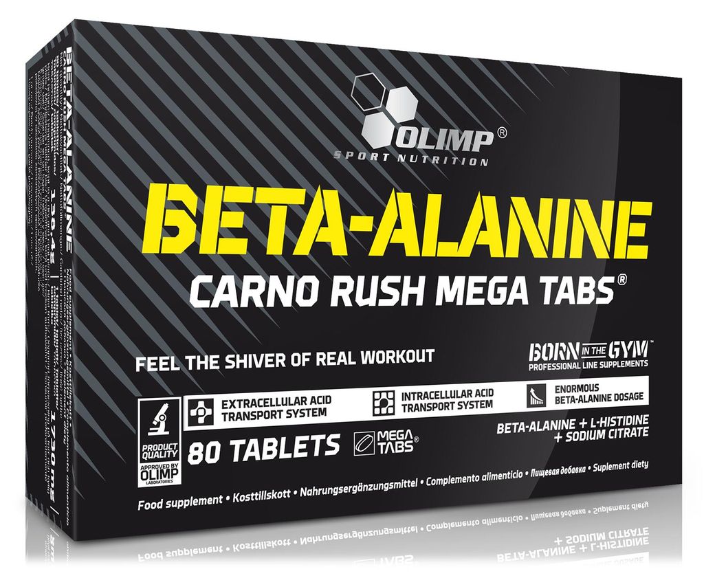 Olimp Beta-Alanin Carno Rush - 80 tabletek Zdjęcie produktu 