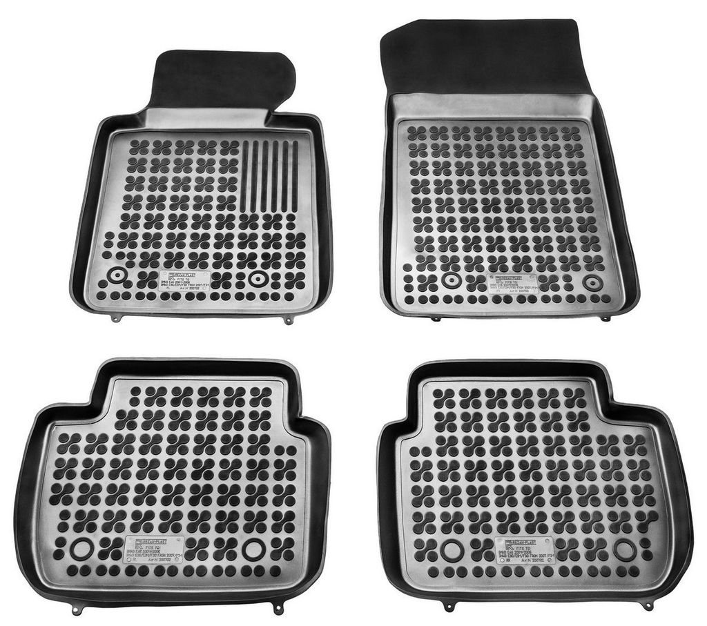 Gummi-Autofußmatten für BMW 3, 2005-2013; BMW 3, 2012-2018; BMW 4, 2013-2021