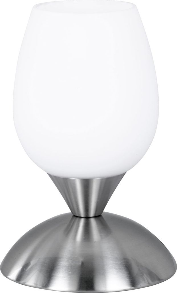 Reality Leuchten Tischleuchte Cuo II nickel-matt 18 x 12 cm Produktbild 