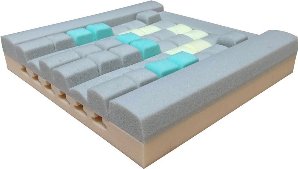 Sitzkissen CUBE FLEXi mit Inko-Kombibezug 8 cm Produktbild 
