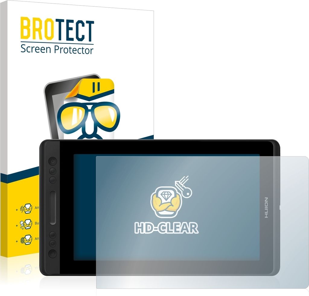 Für Huion Kamvas Pro 13 Schutzfolie BROTECT Displayschutz Display Schutz Folie Klar Transparent