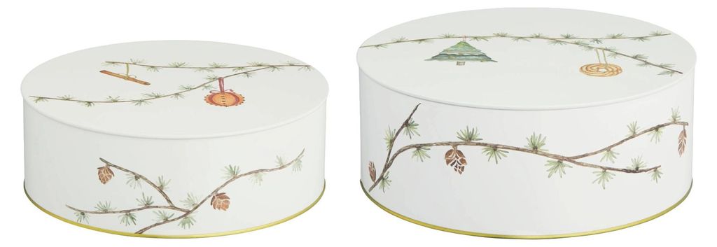 Kähler Design - Set di 2 scatole per biscotti natalizi Immagine del prodotto 
