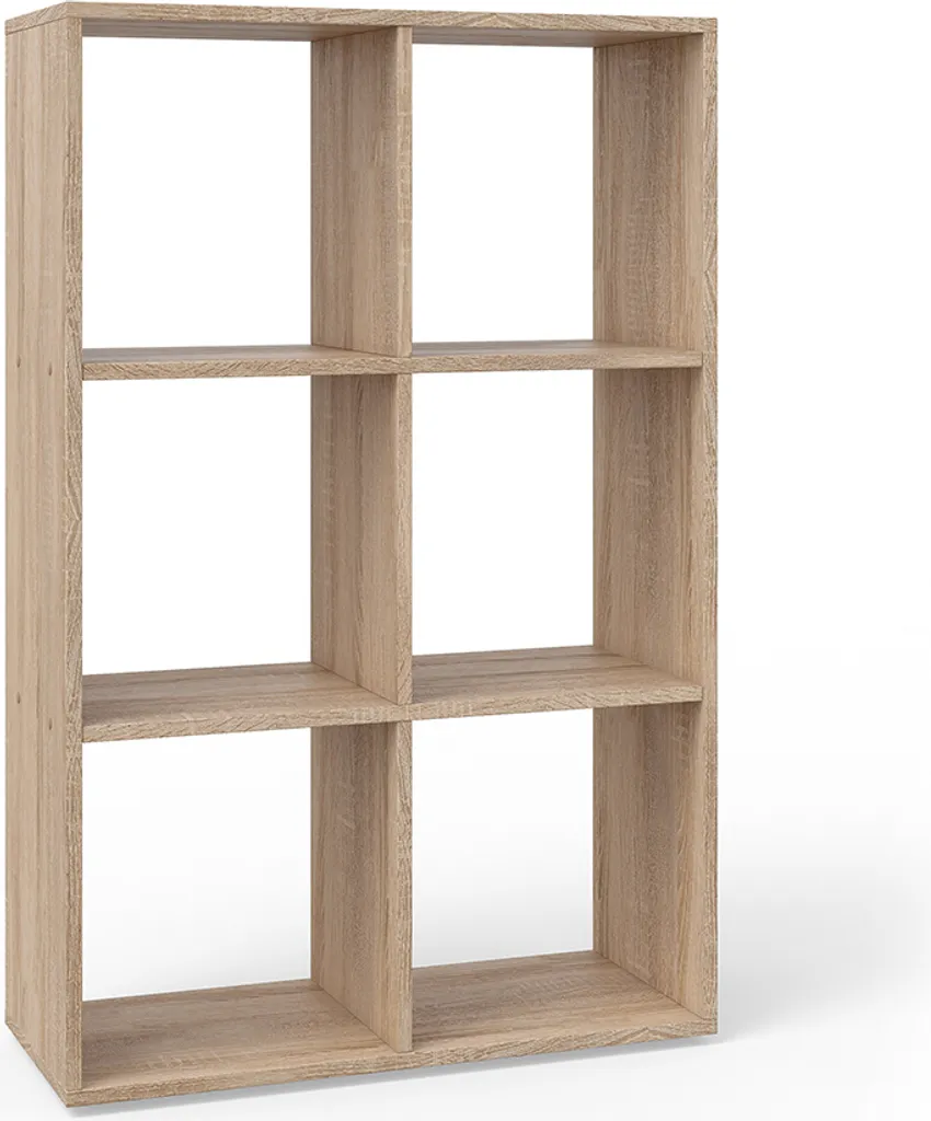 Bibliothèque cube Vicco Karree Sonoma 72 cm stable et design moderne