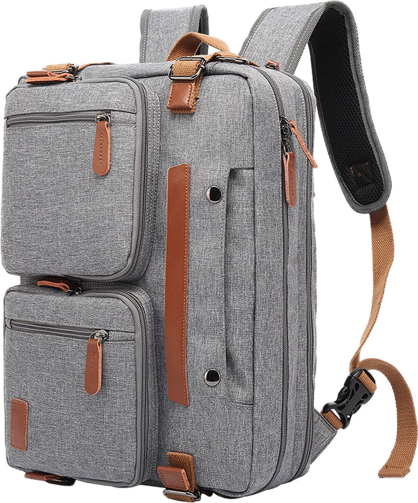 MODFU Business Rucksack Herren Laptoptasche Laptop-Rucksäck Passt 17.3 Zoll Cabrio Rucksack Aktentasche Schulrucksack Jungen Messenger Bag Schulte...
