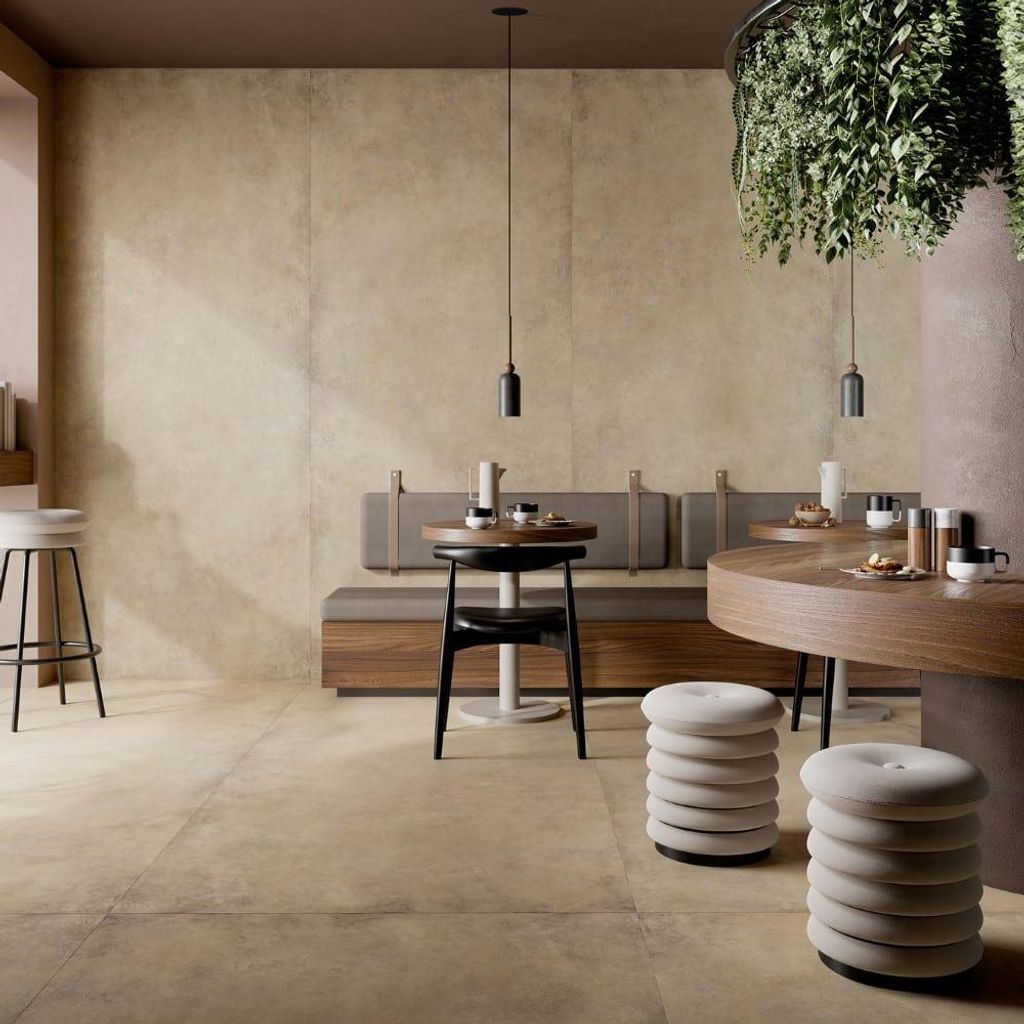 Fliesen Betonoptik Beige 60x120 cm CASA39 La Fabbrica Ava Hurban